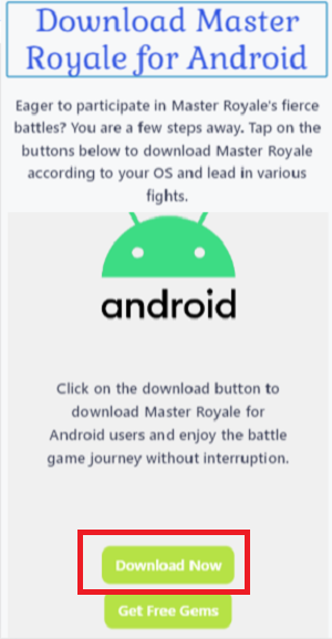 Download Master Royale Apk for Android